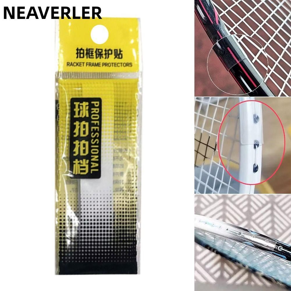 Băng bảo vệ đầu vợt NEAVERLER, Băng cạnh vợt trong suốt tự dính, Chống mài mòn Quần vợt vô hình Nhãn dán bảo vệ Thiết bị thể thao