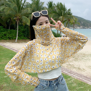 Mặt nạ bảo vệ cổ lụa băng mùa hè Khăn choàng nữ Bộ bảo vệ chống nắng mỏng siêu nhẹ Hàn Quốc