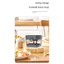 Hộp lưu trữ nẹp CHEESELY, Bồn tắm răng giả chống rò rỉ trong suốt, Hộp giữ hai lớp bền