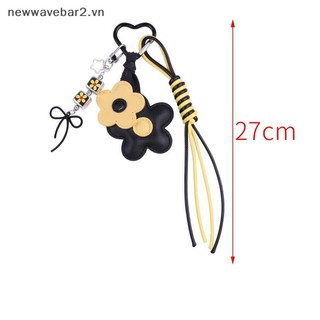 [Mới] Ins Style Dễ Thương Thời Trang Da Hoa Móc Khóa Dây Sáng Tạo Móc Khóa Cho Bé Gái Túi Mặt Dây Chuyền.