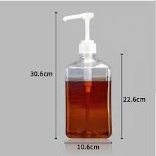 Bình Bơm Đường Siro Bằng Nhựa 1600ml Chất Liệu An Toàn Tiện Lợi Cho Quán Cà Phê Trà Sữa Pha Chế