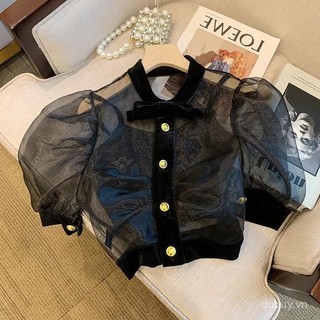 Áo kiểu barong Philippines hiện đại Áo sơ mi vải Organza Bolero cho nữ trang phục lấy cảm hứng từ Châu Á cho nữ