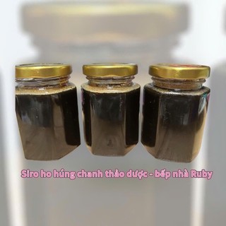 {Có Kiểm định }Siro trị ho , sổ mũi húng chanh ( tần lá dày)- thảo dược  - hũ 100ml dùng cho bé từ 3 tháng trở lên