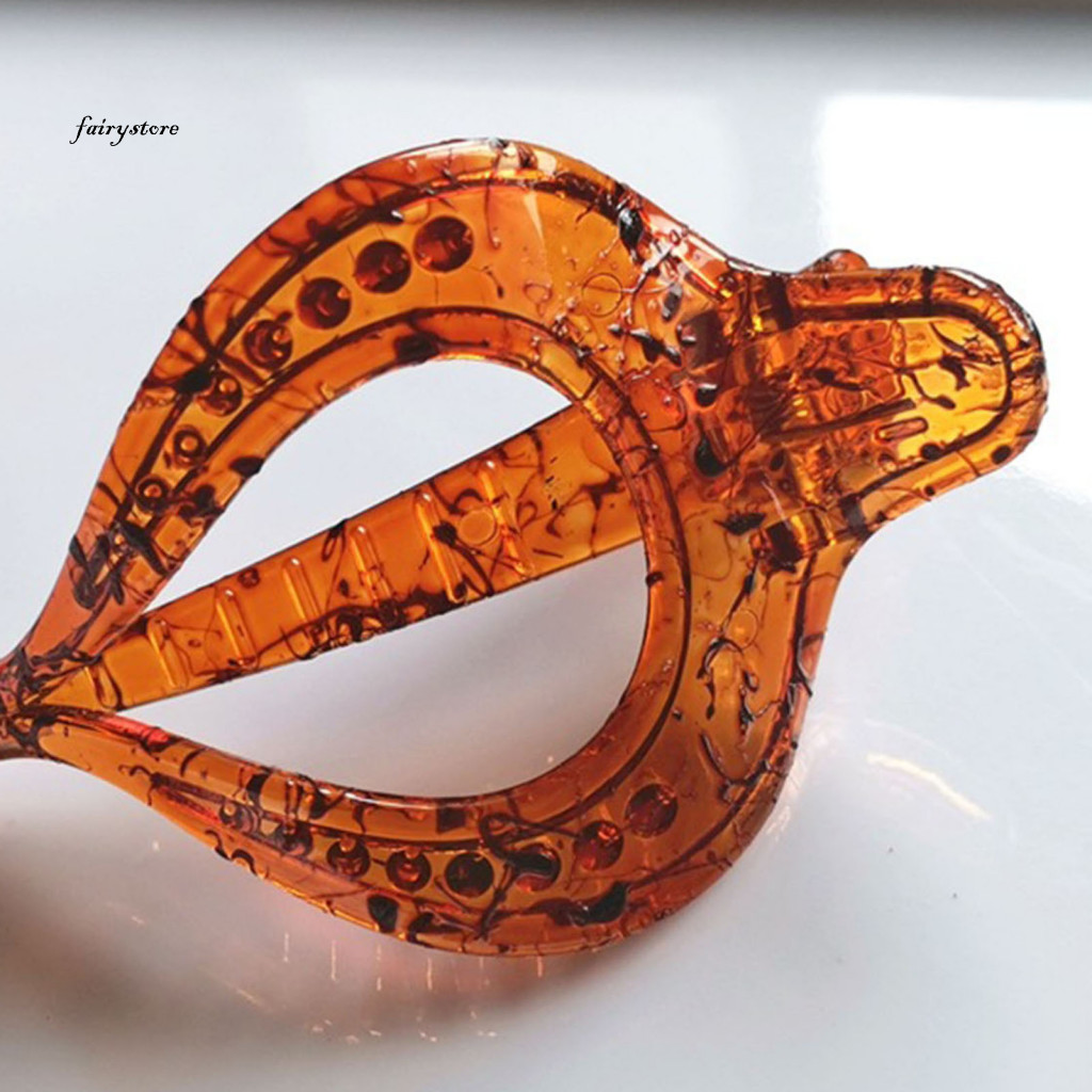 Fairystore| Chống Trơn Trượt Răng Chặt Tinh Tế Kẹp Tóc Hình Trái Tim Rỗng Kẹp Tóc Lược Phụ Kiện Tóc