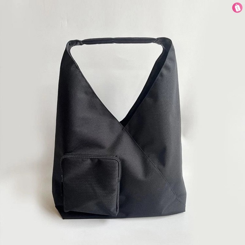 GC2 Túi đeo vai Nylon MUJI Nhật Bản dành cho nữ Túi Tote chống nước dung tích lớn Túi xách nhẹ CG2