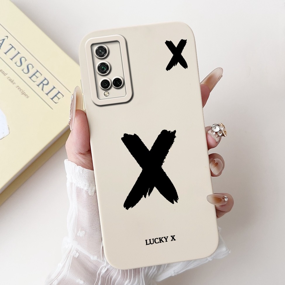 Ốp Điện Thoại Huawei Nova 5T YAL-L21 YAL-L61 Ốp Lưng Huawei Nova 5T Chữ Thời Trang Đơn Giản Thiết Kế Họa Tiết A-Z Ốp Lưng Chống Sốc Silicon