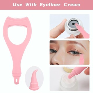 Mascara Eyeliner Guard 2 trong 1 Silicone Lash Shield Applicator có lược lông mi để trang điểm mắt Sử dụng màu hồng tái sử dụng chính xác dễ làm sạch phù hợp dùng cho gia đình căn hộ văn phòng và không gian nhỏ