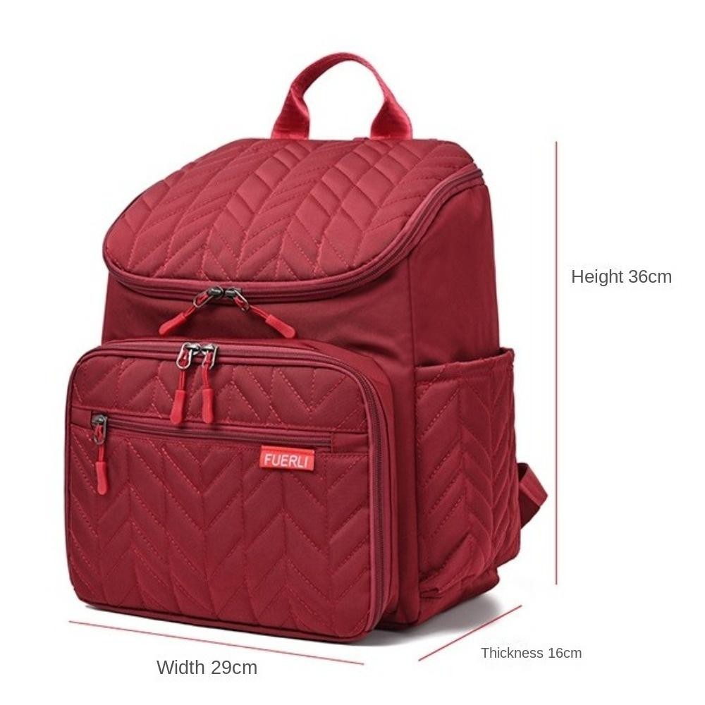 Túi đựng bà bầu WOAY, Túi đựng tã trẻ em đa chức năng bằng Nylon, Túi đựng trẻ em dung tích lớn nhẹ dành cho du lịch ngoài trời