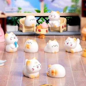 Dễ Thương Mèo Nhỏ Búp Bê Sinh Thái Chai Trang Trí Rêu Micro Phong Cảnh Làm Vườn Trang Trí Diy Nhựa Thủ Công