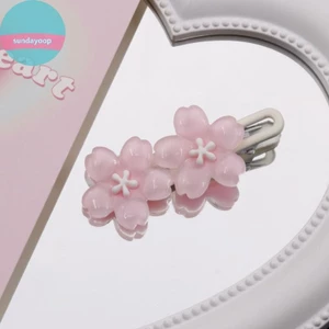 Sund Anime Thẻ Captor Dễ Thương Màu Hồng Kem Hoa Bb Kẹp Tóc Bên Cô Gái Mũ Ngọt Kẹp Tóc Vật Trang Trí Quà Tặng VN
