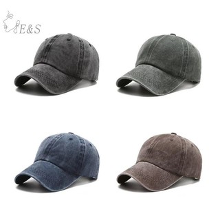 Strongaroetrtomj Nam Nữ Denim Rửa Bóng Chày Vintage Hip Hop Mũ Màu Xương Ngoài Trời Thể Thao Thông Thường VN