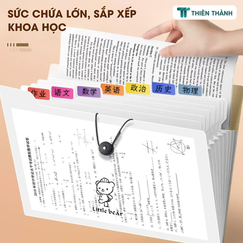 Tệp File Tài Liệu A4 Đa Năng - Túi Đựng Hồ Sơ Nhiều Ngăn, Phụ Kiện Văn Phòng Phẩm, Gọn Gàng Và Chuyên Nghiệp