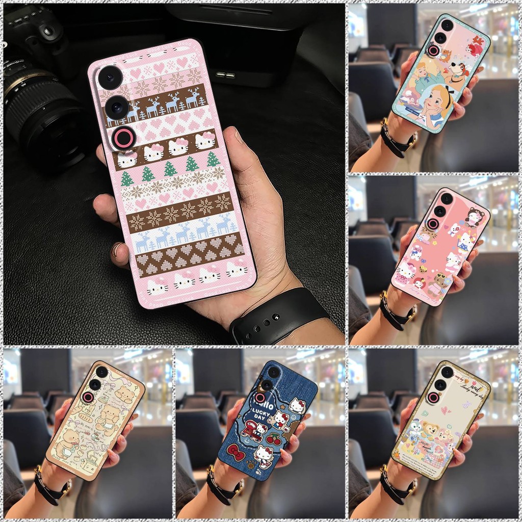 Ốp Điện Thoại Hoạt Hình Silicon Cho Meizu 21 Note Vỏ Mềm Chống Va Đập Bọc Toàn Bộ Dễ Thương Chống Thấm Nước Thiết Kế Thời Trang Chống Sốc Bền Ốp Lưng Graffiti TPU Túi Điện Thoại Chống Bụi