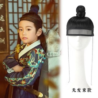 Trang Phục Cổ Hanfu Ming Made Nam Tóc Giả Che Lưới Khăn Lau Một Nam Nữ Lưới Gạc Tóc Full Đầu Đuôi Ngựa Kiểu Tóc 5.23 TPBC
