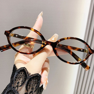 Thời Trang Nữ Khung Trà Quang Đổi Màu Sắc Kính Cận Thị retro Khung Tròn Chống Ánh Sáng Xanh Đồng Bằng Hiện Vật Kính Thời Trang Sinh Viên