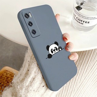 Panda Nhãn Dễ Thương Ốp Lưng Điện Thoại Realme 14T Note 60 60X GT Neo 5 3 2 3T Master Edition Q3 Pro Ốp Lưng Silicon Mềm Chống Sốc