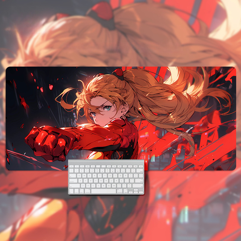 Neon Genesis Evangelion Anime Mouse Pad Lớn EVA Hoạt Hình Mát mẻ Miếng Lót Chuột Máy Tính Văn Phòng Chống Trơn Trượt Thảm Để Bàn