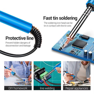Mỏ Hàn Thiếc 60W + Dao Cắt Nhựa Đa Năng, Đồ Dụng Gia Đình Bất Ly, Chất Lượng Cao