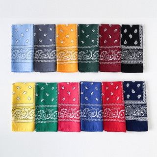 Phong Cách Mới Và Hông Khăn Lụa Cho Nữ 50cm Vải Lanh Cotton Nhỏ Vuông Khăn Thích Hợp Cá Tính In Hạt Điều Khăn Trùm Đầu Khăn quàng Cổ