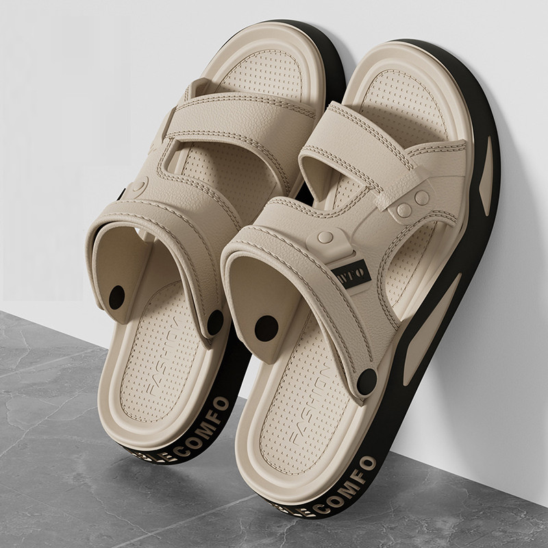 🔥Còn hàng🔥Dép sandal nam,Đế mềm nhẹ chống trượt dép ngoài trời 3 màu có sẵn(size38-45)