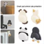 Nút chặn cửa AMLU 1 / 2 / 4, Miếng đệm chống va chạm bằng cao su mềm tự dính, Chống sốc chống trượt Thiết kế tắt tiếng Tay cầm ốp lưng gia đình
