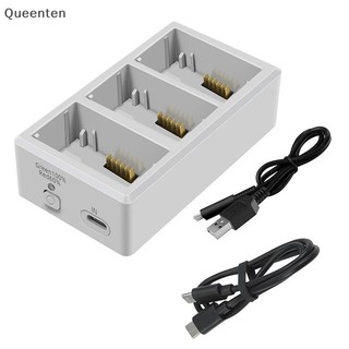 Trung Tâm Sạc Pin Queenten Cho DJI Mini 4 3 Pro Sạc Pin Trạm Sạc Ba Kênh Sạc Cho DJI Mini 3 QT
