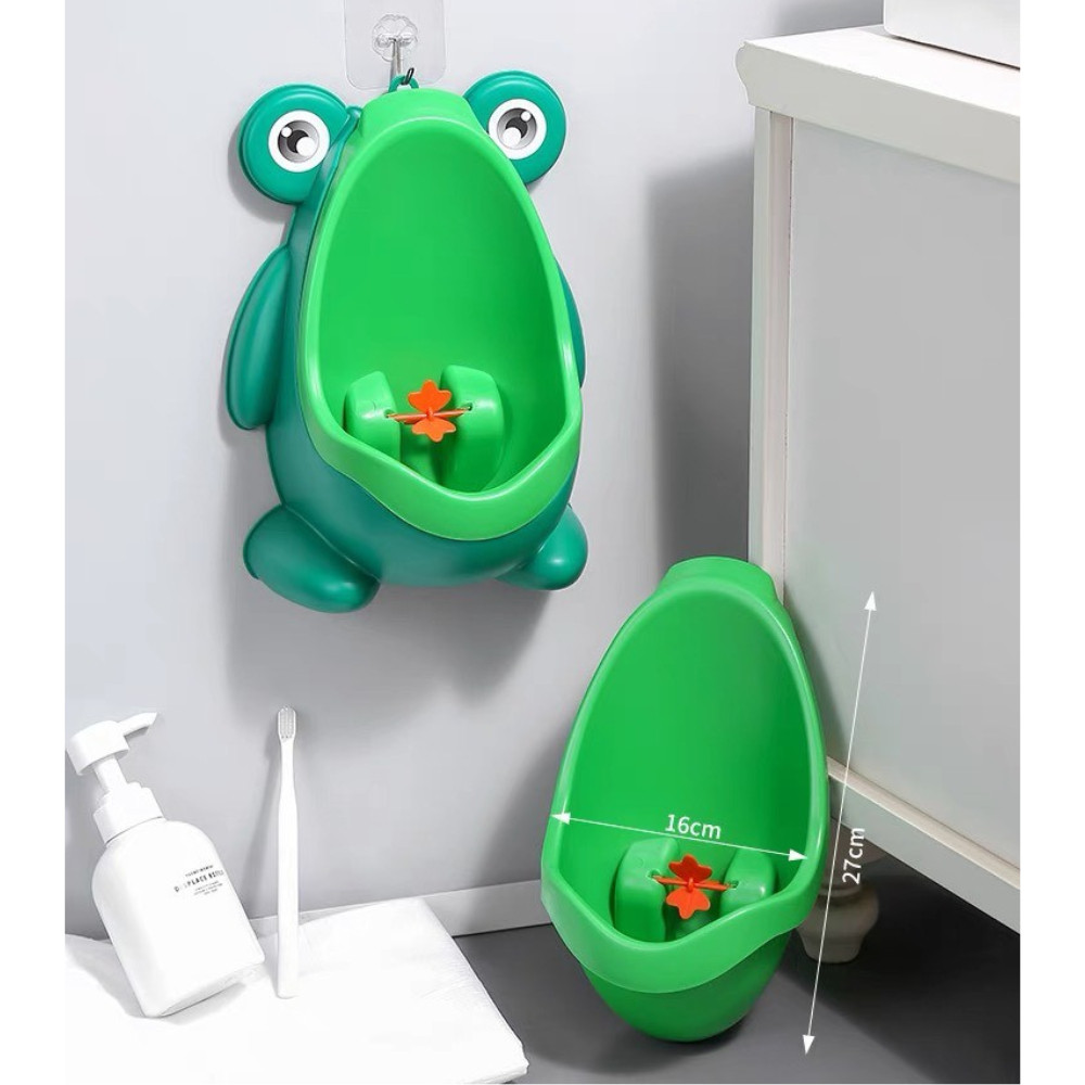 [TẶNG MIẾNG DÁN] Bồn tiểu đứng cho bé trai, Bô tiểu đi vệ sinh gắn tường tập đi vệ sinh cho bé