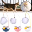 Đồ chơi mèo Xoay 360 độ Đồ chơi kẹp mèo có chuông Catnip cho ngoài trời trong nhà