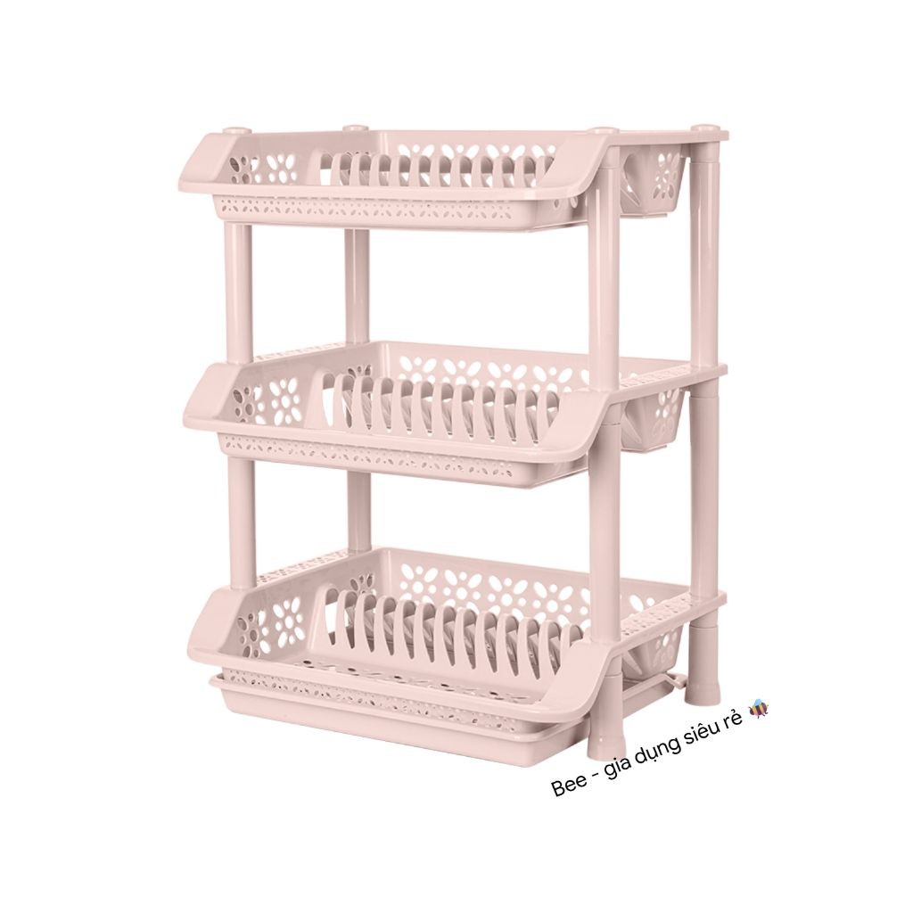 Kệ úp bát 2 tầng 3 tầng có khay hứng nước thiết kế bắt mắt decor phòng bếp Việt Nhât (mã 5595-2,3)