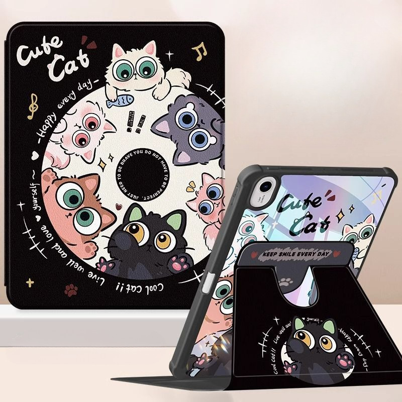 Vỏ bảo vệ cho Samsung Galaxy Tab A7 lite A9 + S7plus / S8plus S9 FE + Tab A9 Plus S9plus / s10plus 12.4inch Tab S6 lite 10.4inch S10ULTRA Vỏ Acrylic xoay kiểu sách