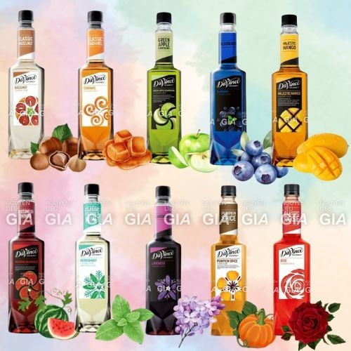[FreeShip] Syrup Davinci chai nhựa 750ml (Nhiều mùi) - nguyên liệu pha chế
