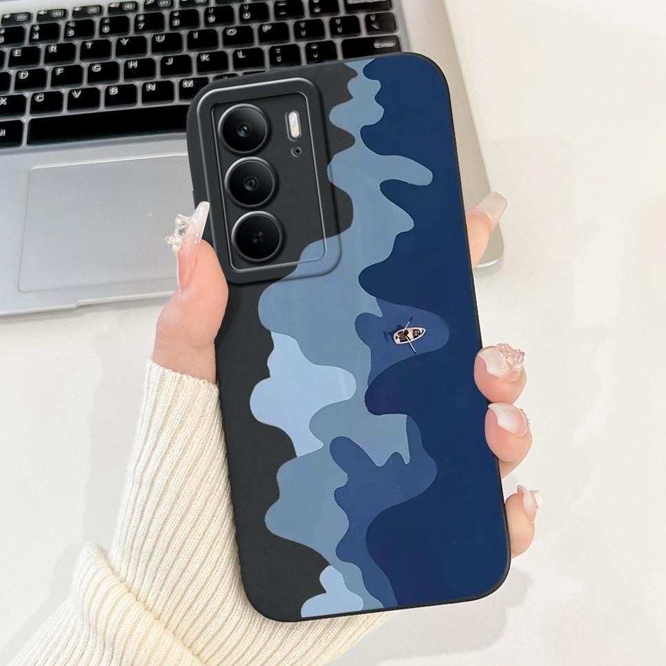 Vỏ In Hình Nghệ Thuật Thời Trang Mới Cho Realme C75 C75X Ốp lưng Realme RMX3941 Ốp Lưng Silicon Mờ Mềm