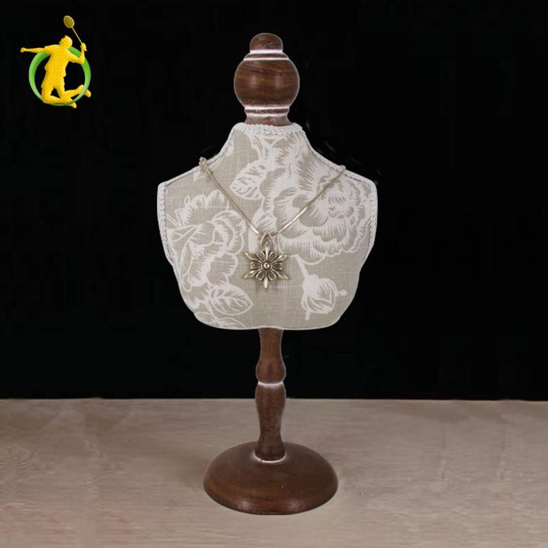 Vòng Cổ Bảo Quản Giá Đỡ Trang Sức Thanh Lịch Mannequin Họa Tiết Hoa Trang Trí Dây Chuyền Trang Sức Tổ Chức Cho Mặt Bàn