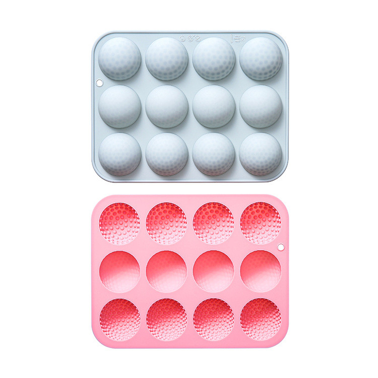 Chủ Đề Golf Khuôn Silicon Làm Bánh Kẹo Mềm Khuôn Socola Bánh Trang Trí Khuôn
