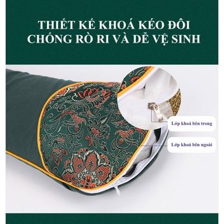 Gối Massage Cổ Vai Gáy Ngải Cứu Cắm Điện Làm ấm