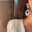 Handmade Phong Cách Mới Thời Trang Hoa Ngọc Trai Zircon Bông Tai Bán Buôn