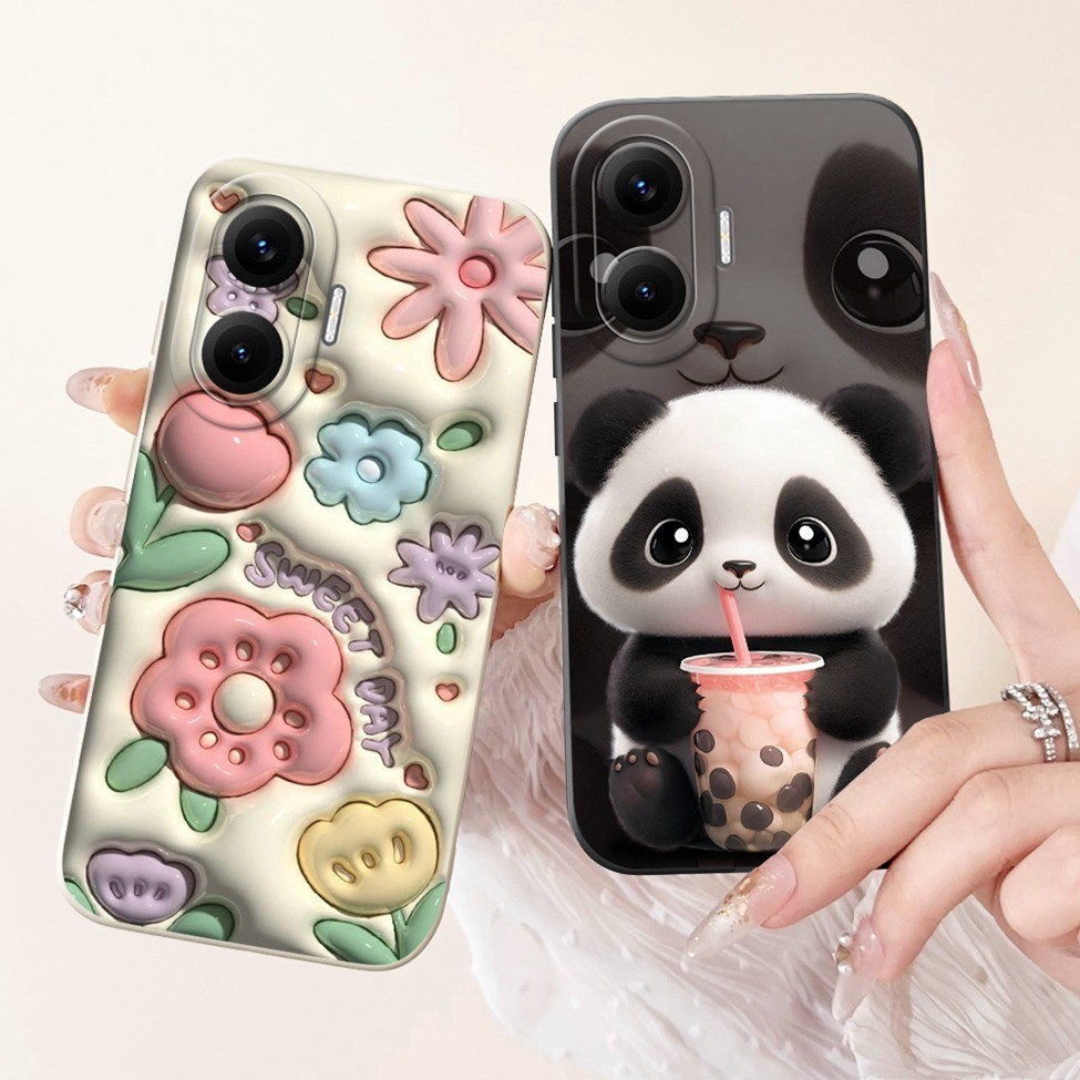 Ốp Điện Thoại 5G Cho Redmi Turbo 4 Pro Vỏ Silicon Hoạt Hình Dễ Thương Thời Trang Sang Trọng Ngộ nghĩnh Mát Sơn 25053RT47C