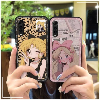 Ốp Điện Thoại Graffiti Silicon Cho LG Velvet 4G / 5G Vỏ Mềm Bảo Vệ Thiết Kế Thời Trang Dễ Thương Bền Bọc Toàn Bộ TPU Chống Sốc Chống Bụi Bẩn Chống Va Đập Ốp Lưng Hoạt Hình