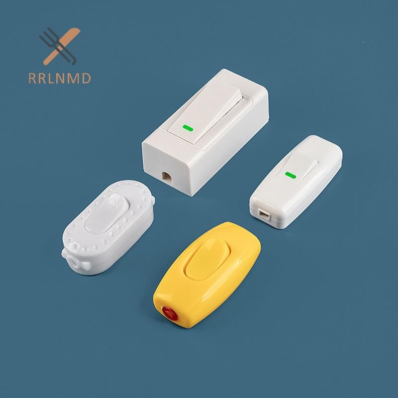 RRLNMD 1 Gang 2 Chiều Gắn Bề Mặt Nút Nhấn Công Tắc Dây Treo Lắp Đặt Đầu Giường Bật / Tắt Bảng Điều Khiển Đèn Tường Công Tắc MỚI