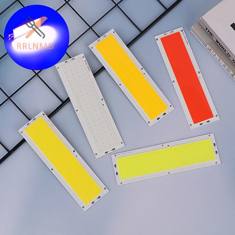 RRLNMD 120x36MM DC 12V LED COB 10W Chip Nguồn Ánh Sáng Dải Bóng Đèn Bảng Lạnh Trắng Tự Nhiên Trắng Ấm Trắng Xanh Đỏ Cho DIY Đèn Ô Tô MỚI