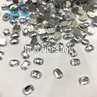Đá Kết Chữ Nhật Đính Kết Trang Phục Thời Trang, Làm Phụ Kiện Trang Trí Vương Miện