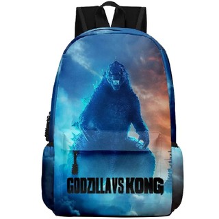 Godzilla vs. Kong Hoạt Hình Ba Lô In Hình Dễ Thương Ba Lô Công Suất Cao Bé Gái Bé Trai Học Sinh Túi Mở Quà Tặng Sinh Nhật