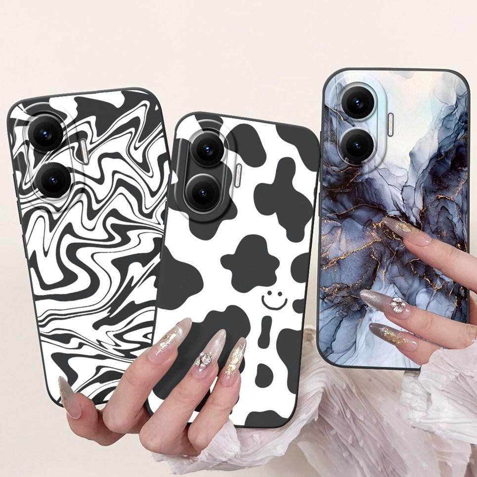 Ốp Điện Thoại Silicon Lỏng Thẩm Mỹ Đen Nighe Phong Cảnh Ốp Lưng Cho Xiaomi Redmi Turbo 4 Pro Turbo4 Vỏ Mềm Thời Trang Ốp Lưng