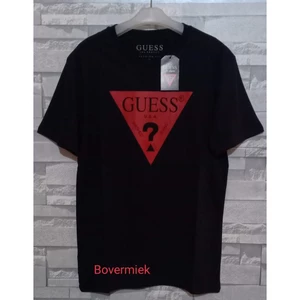 Bán chạy Áo thun cổ tròn Guess LOGO cao cấp 100% Cotton cao cấp 200GSM 610 0608