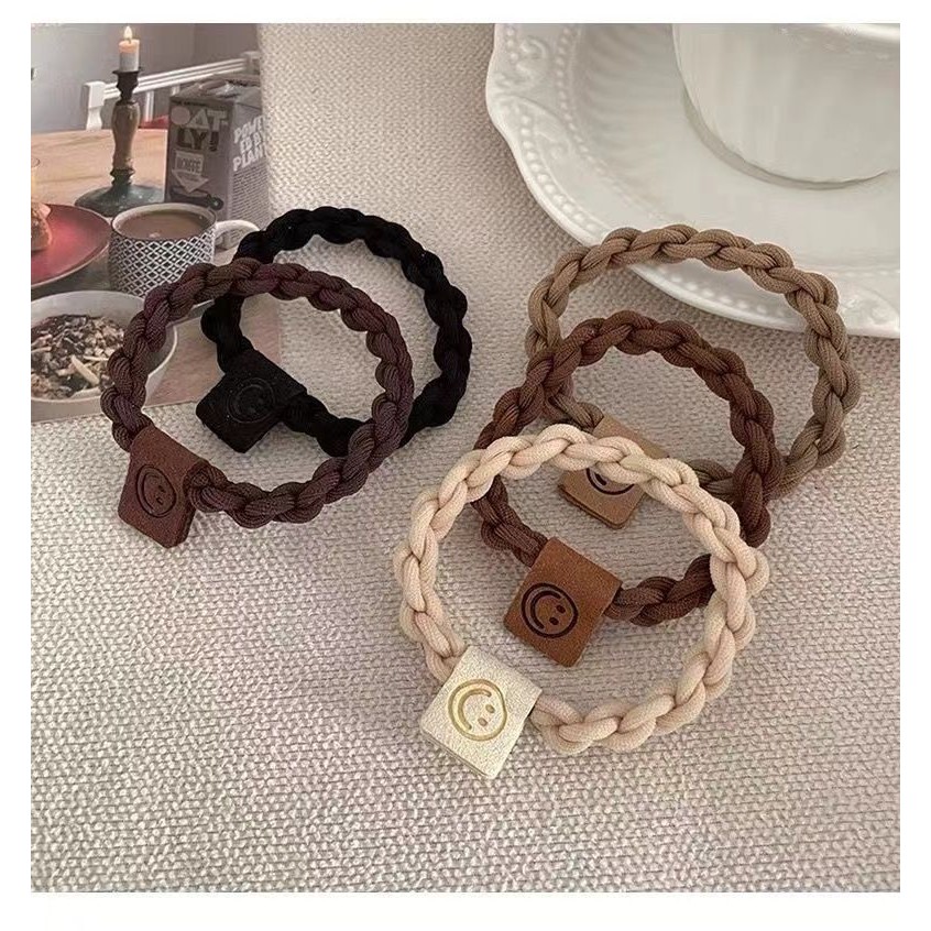 Dây buộc tóc có độ đàn hồi cao, bền, kiểu dáng đơn giản và thanh lịch, dây buộc tóc kiểu mới 2025 cho phụ nữ, phụ kiện tóc bán buôn