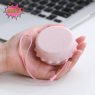 [PNPIA] Cốc cà phê du lịch có thể thu vào ngoài trời Rơm lúa mì Làm bằng kính thiên văn Gấp Ấm trà Hoạt động di động Cốc nước gấp Boutique