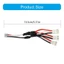 MOON 3S 3Pin XH Nam Sang Nữ Cân Bằng Cáp Sạc 13 50cm 24AWG Đĩa Vàng Cắm Cho Từ Xa 18650 Làm Mô Hình