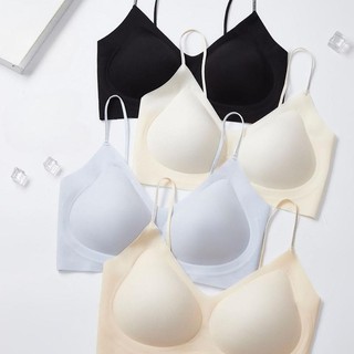 250560-Áo Lót Áo Ngực Nữ Áo Bra Nữ Áo Su Mút Gom Quả Thoáng Mát Họa Tiết Dây Áo Bản Lưng To Mùi Thơm