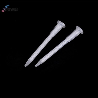 YOWEI 10 chiếc 50ML Dual Cartridge Epoxy Dính Applicator Tĩnh Trộn Vòi Phun Trộn VN