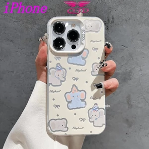 Ốp lưng iPhone voi con cho 16 15 14 13 12 11 Pro Pro Max 6S 7 8 Plus X XR XS Max SE 2020 2022 Ốp lưng TPU mềm XK0025CYK